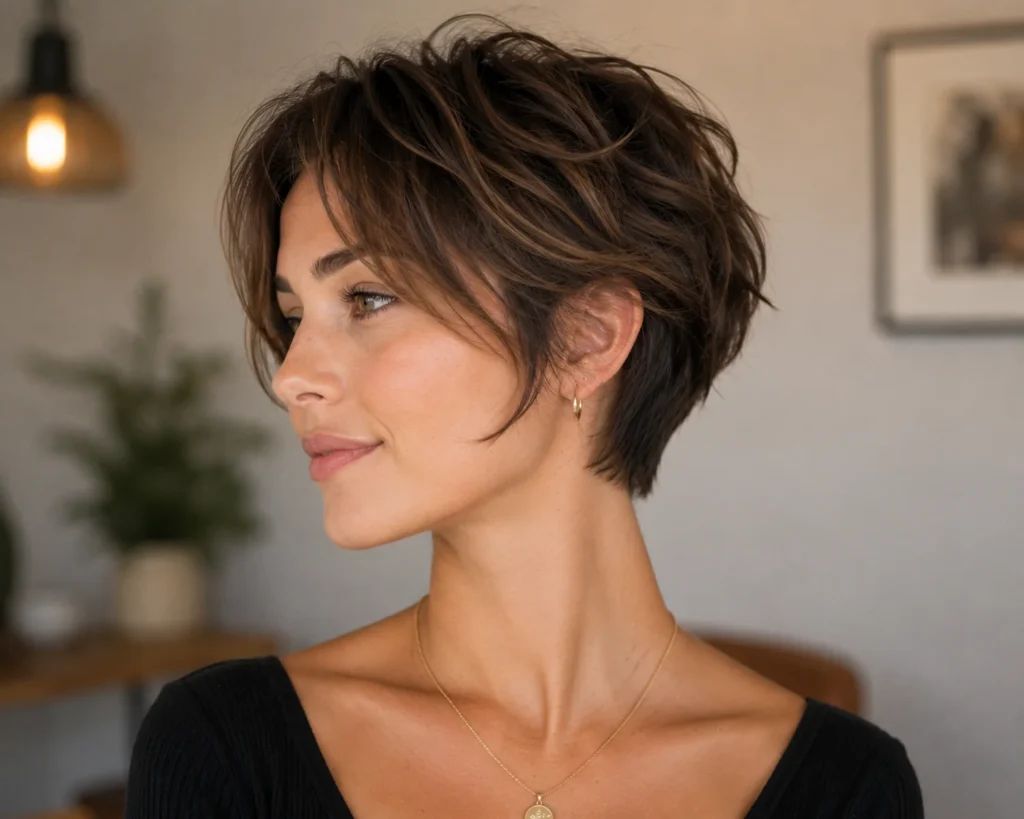 17 Cool Short Haircuts for Women That Are Heatwave Approved This Summer 13 Bixie haircut blending a pixie and bob, a trending cool short haircut for women