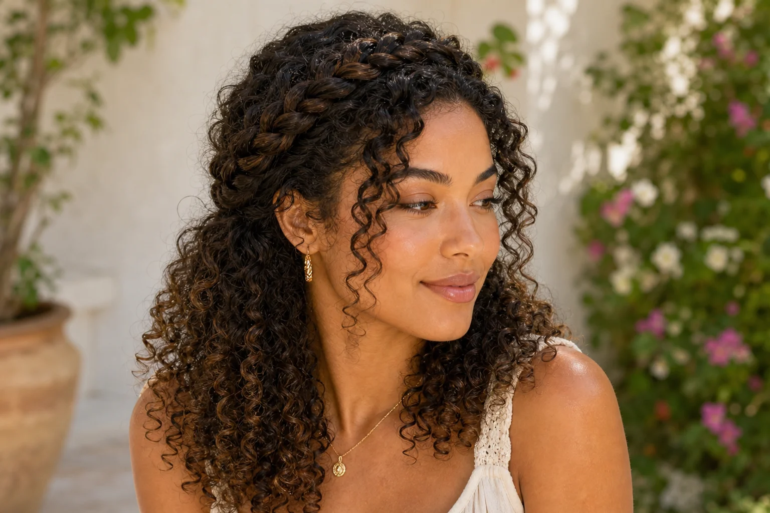easy summer hairstyles for curly hair img 5