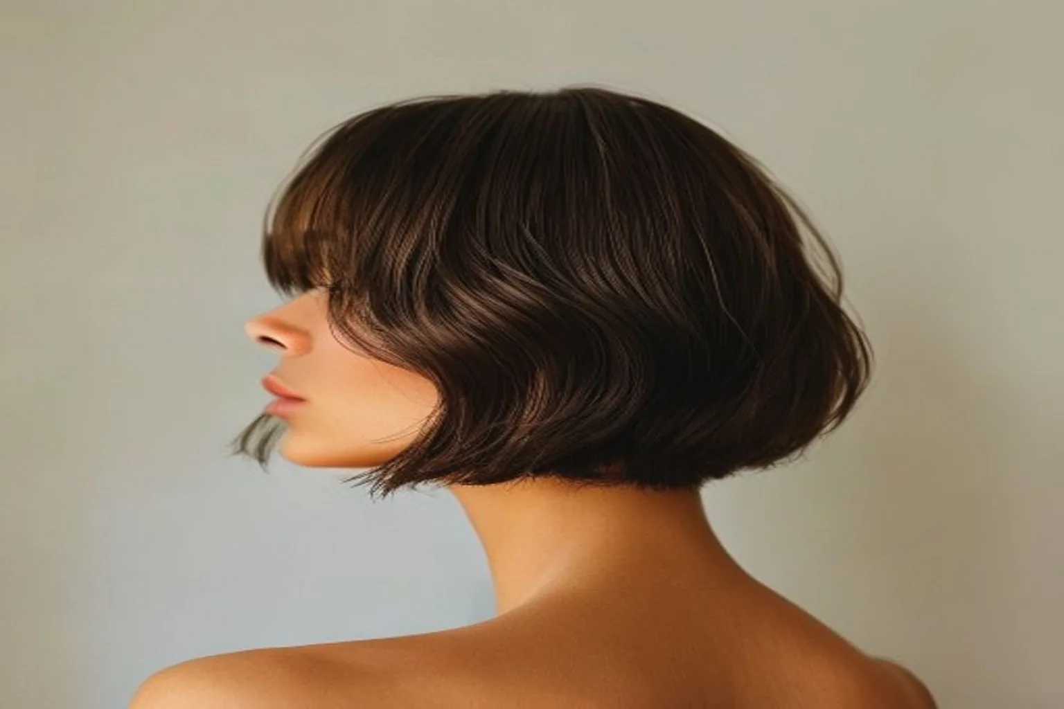 stacked bob haircut with nape graduation