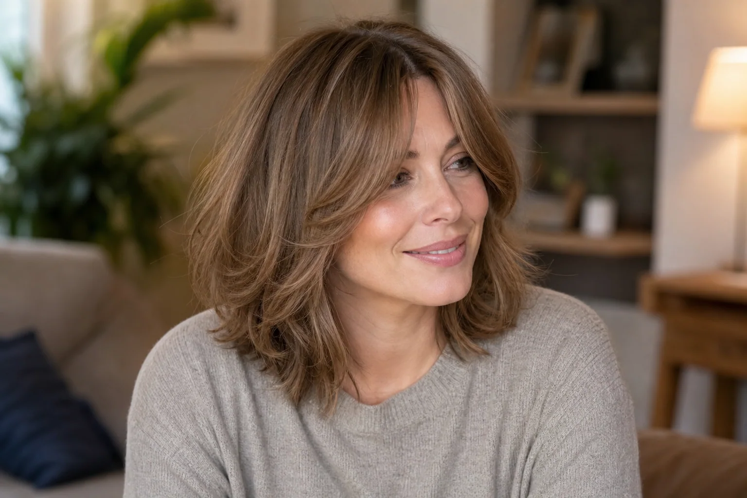18 Short Hairstyles for Fine Hair That Add Instant Volume 19 short layered cut with curtain bangs for fine hair creating full balanced shape