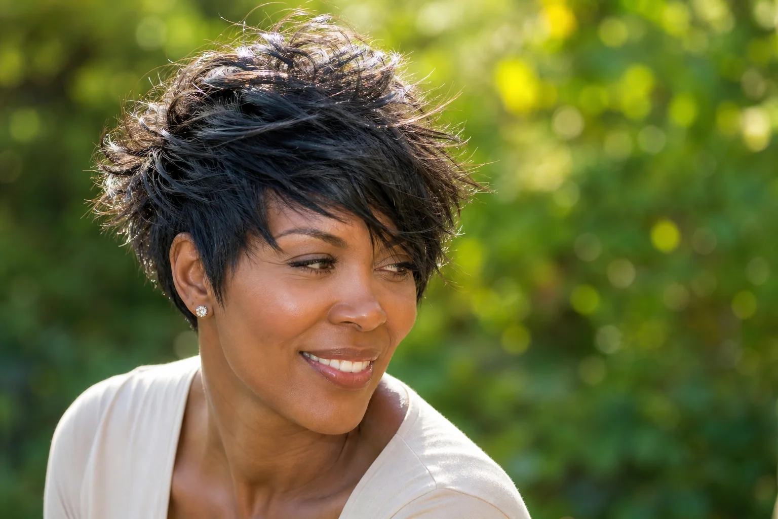 18 Short Hairstyles for Fine Hair That Add Instant Volume 7 feathered pixie cut for fine fragile hair with soft airy ends and natural volume