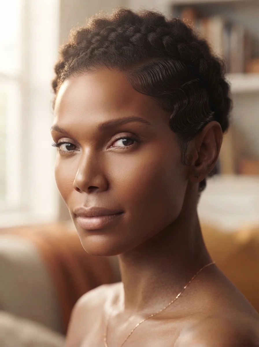 20 Finger Wave Hairstyles for Black Women With Short Hair 20 Braid-out base with wave-set edges — protective braid-out plus polished wave-set front