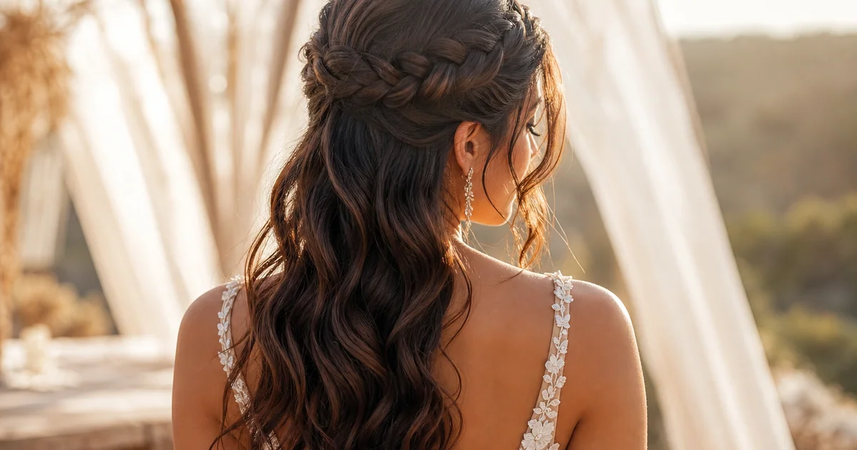 25 Romantic Half Up Wedding Hairstyles for Brides in 2026