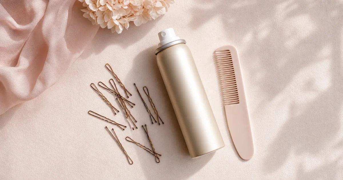 5 Bridesmaid Hairstyles for Strapless and Sweetheart Dresses 8 Touch-up kit for maintaining a strapless bridesmaid hairstyle all day