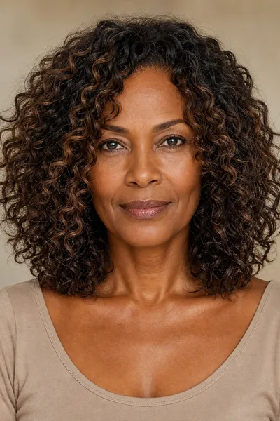 17 Short Haircuts for Women Over 50 With Wavy Hair That Look Effortless 8 voluminous curly lob at collarbone length for thick wavy hair, over 50