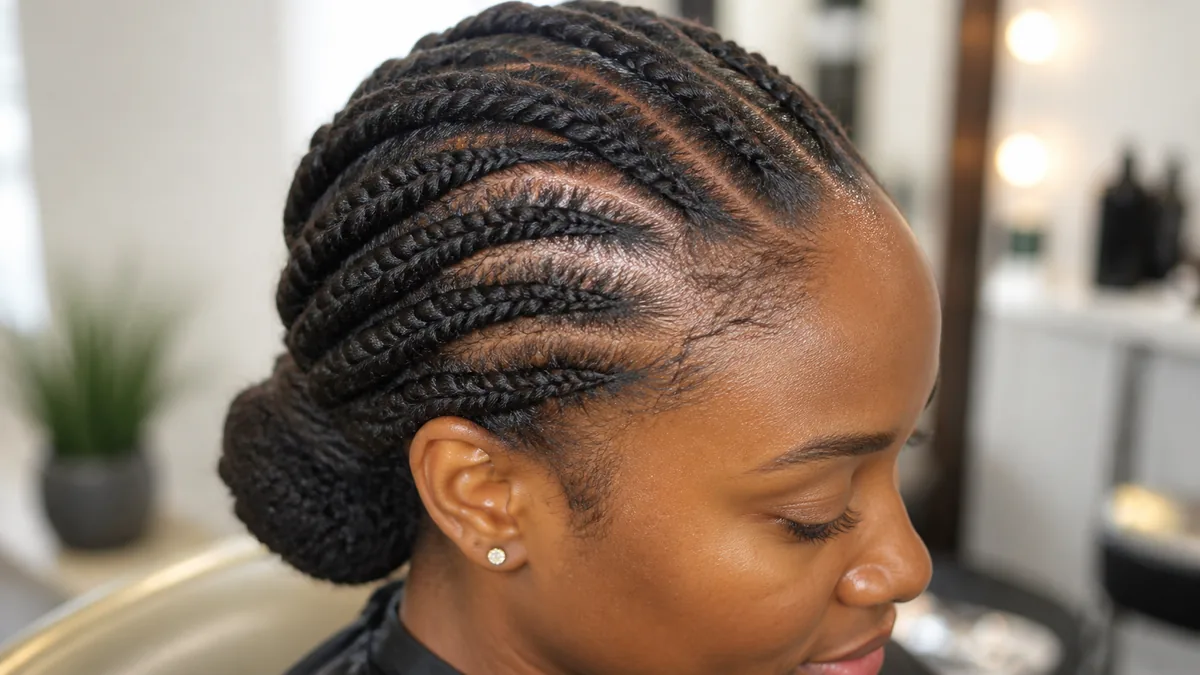 15 Protective Hairstyles for Natural Hair That Promote Growth 7 Scalp-adjacent flat twists with no added hair at the hairline