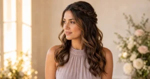 5 Half-Up and Braided Bridesmaid Hairstyles for Any Neckline