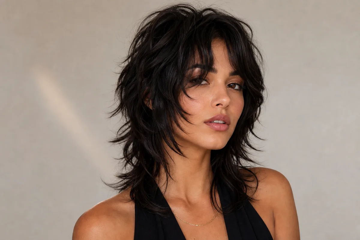 35 Edgy Short Haircuts for Women Ready for a Bold Change 29 Layered wolf cut with heavy face-framing layers — voluminous shaggy short hairstyle