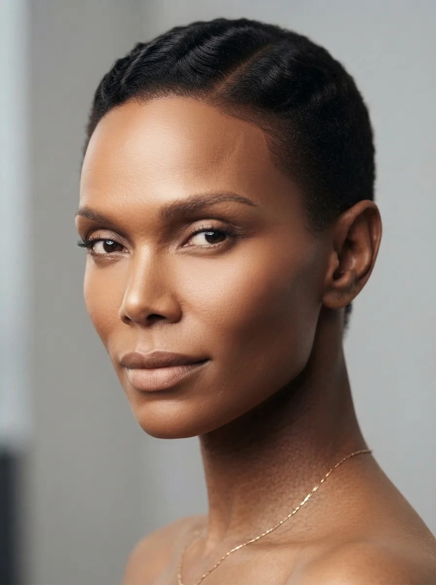 20 Finger Wave Hairstyles for Black Women With Short Hair 17 Low-key two-row finger waves for office — subtle professional hairstyle for work
