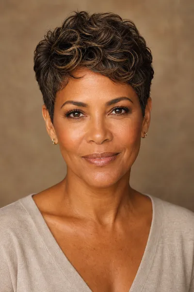 17 Short Haircuts for Women Over 50 With Wavy Hair That Look Effortless 10 deep-layered pixie with crown layering for thick wavy hair, over 50