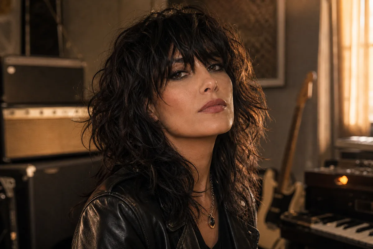 35 Edgy Short Haircuts for Women Ready for a Bold Change 35 Rocker chic shag with heavy fringe — tousled shaggy short hairstyle with bold bangs