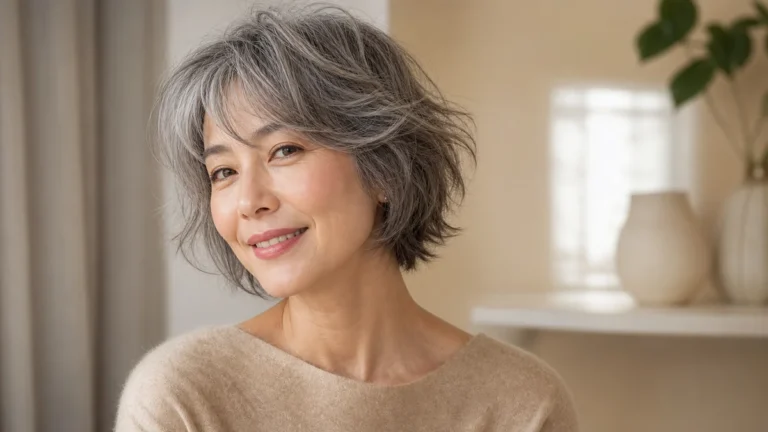 9 Short Gray Shags and Crops for Women Over 50