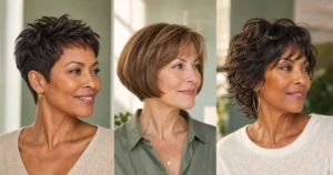 25 Short Haircuts for Women Over 50 With Thick Hair
