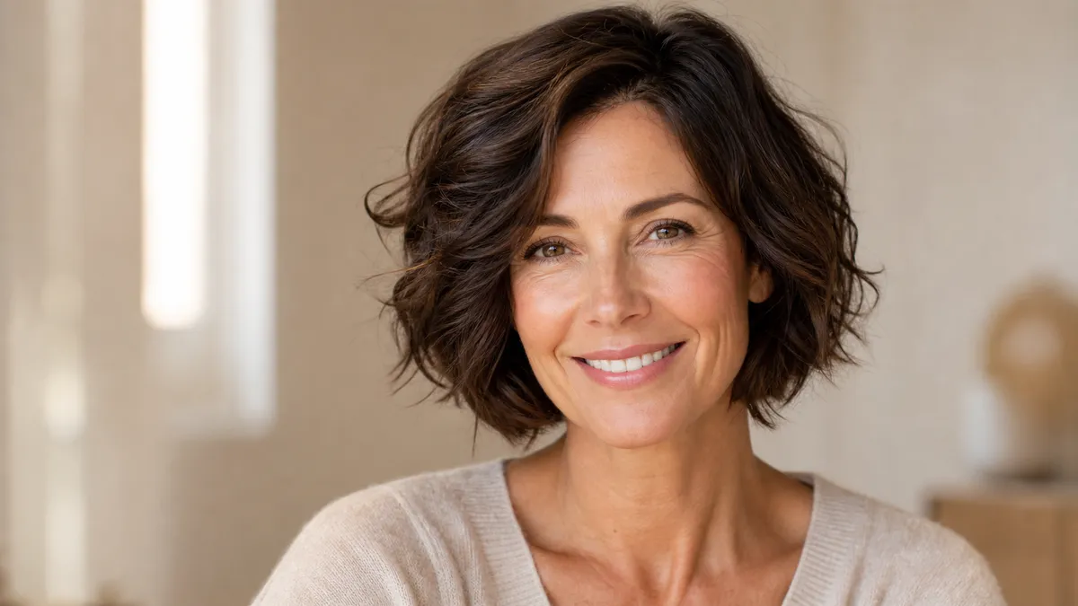 17 Short Haircuts for Women Over 50 With Wavy Hair That Look Effortless 2 short haircuts for women over 50 with wavy hair