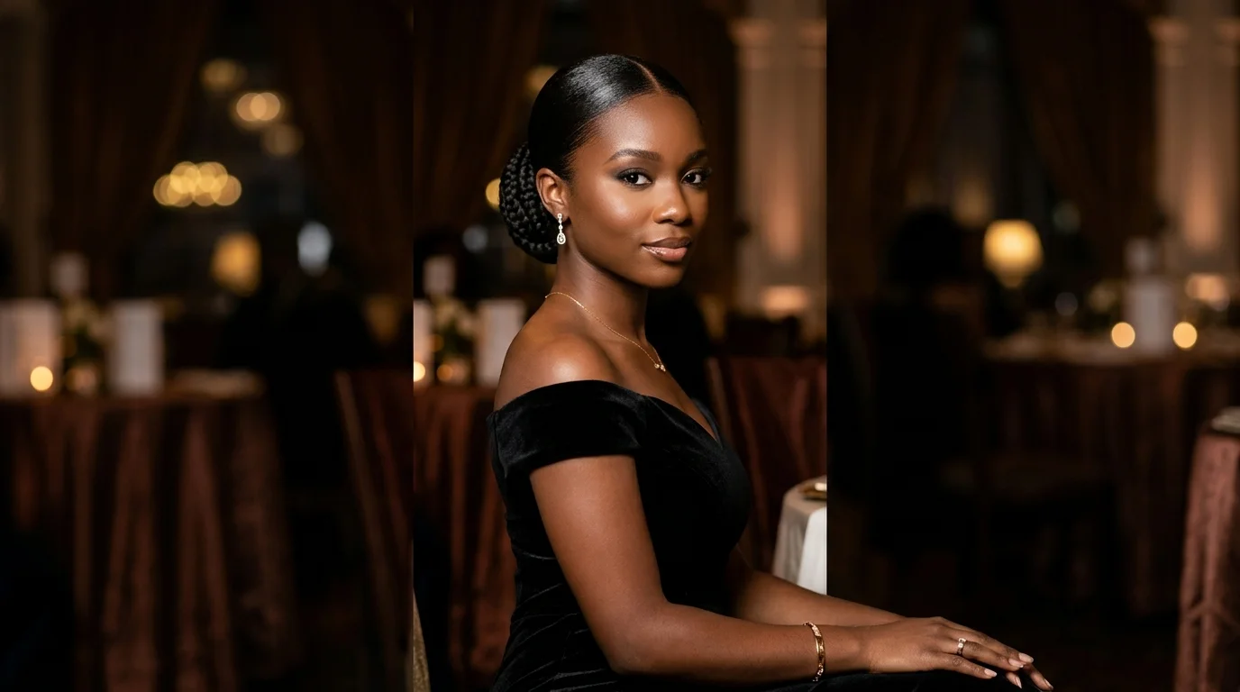 Braided Updo Hairstyles for Prom and Formal Events: 11 Styles That Last All Night 8 Sleek braided bun hairstyle for a black-tie formal event