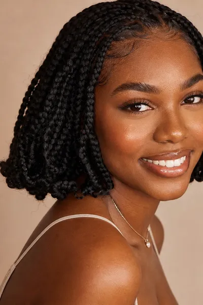 20 Goddess Braids That Make a Statement 20 short bob-length goddess braids with chin-to-collarbone length and bouncy curly ends