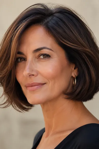 Fall Hairstyle Refresh Ideas for Women Over 40 13 Italian bob haircut, a fall hairstyle for women over 40