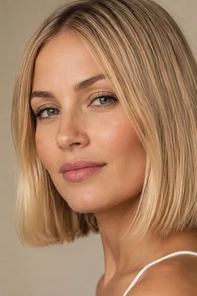 lob haircut for fine hair with blunt ends for added fullness