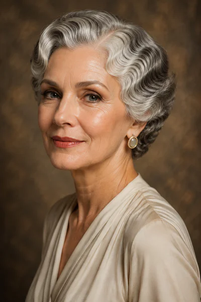 Retro waves for short hair, one of these homecoming hair ideas for short hair