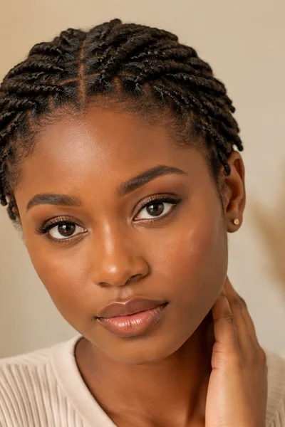 Simple starter loc twists for new locs, neat protective style during forming stage