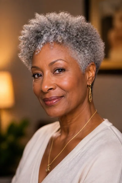 30 Flattering Hairstyles for Women Over 60 You Will Love 4 Wash-and-go pixie for women over 60 with natural curls — textured gray cut, no styling